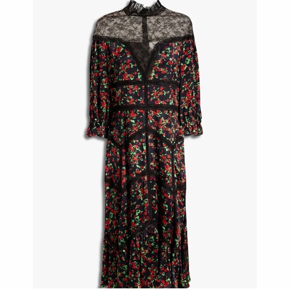 Nwot Valentino lace floral dress - Picture 2 of 12